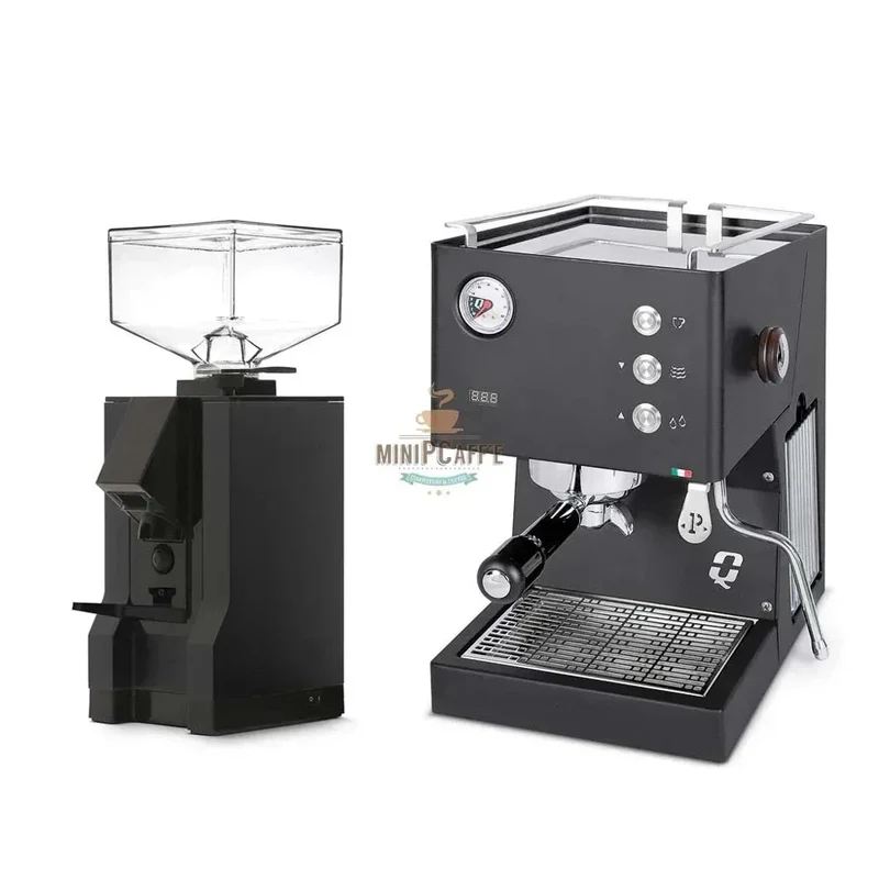 QuickMill Pop Up Espresso Machine with Eureka Manuale Grinder