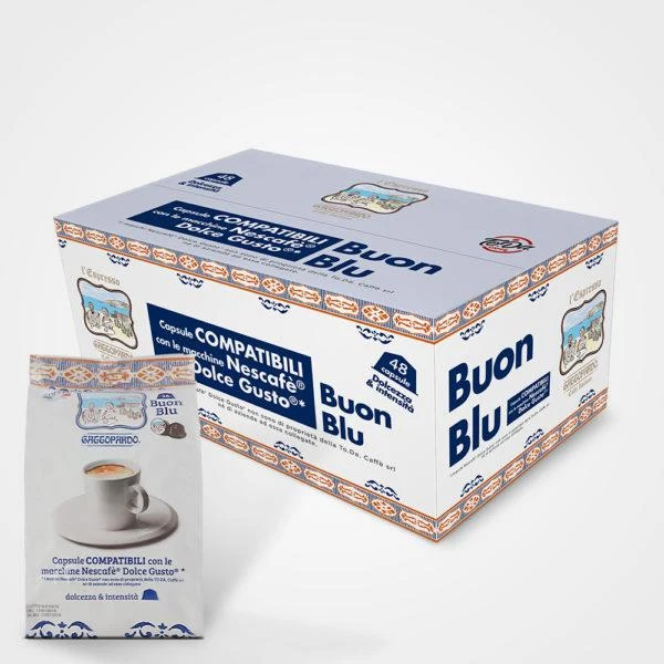 Caffè capsule compatibili Dolce Gusto BLU 16 capsule