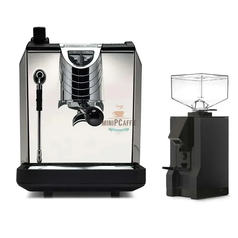 Nuova Simonelli OSCAR II and Eureka Manuale Black