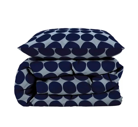 Södahl Sengetøj 140x200 Bubbles Linen Blue