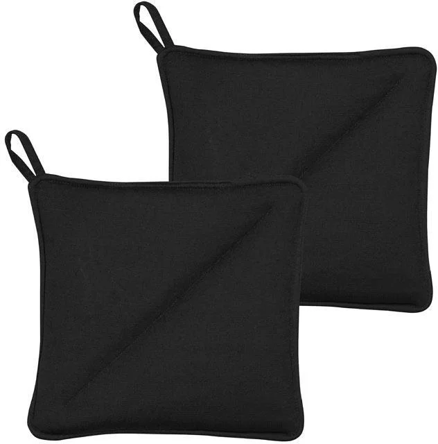 Södahl Soft Grydelapper 2 stk. Sort