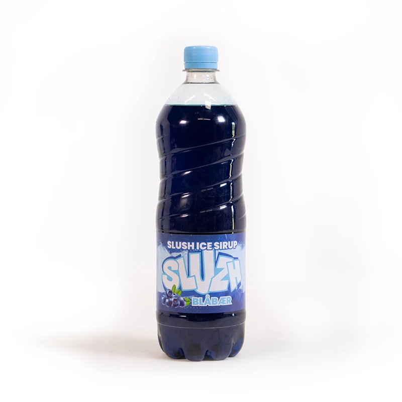 Slush ice sirup blåbær inkl. pant 1 liter