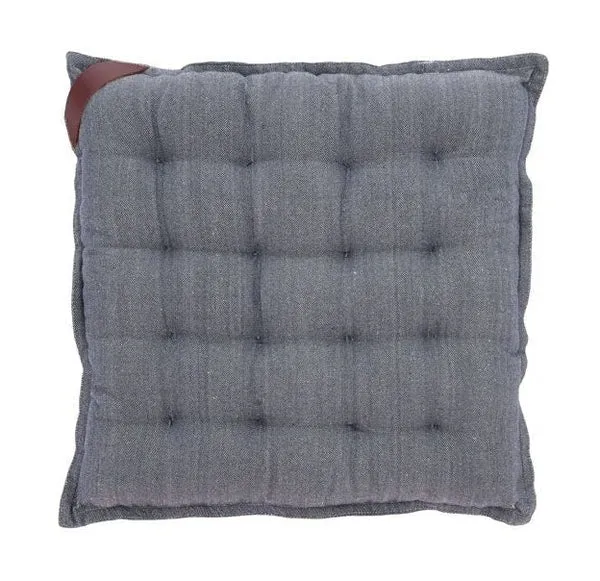 Siddehynde 40 x 40 cm Melange Indigo