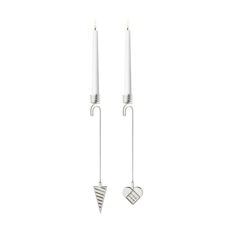 Georg Jensen 2025 Lysholder Julehjerte Og Kræmmerhus