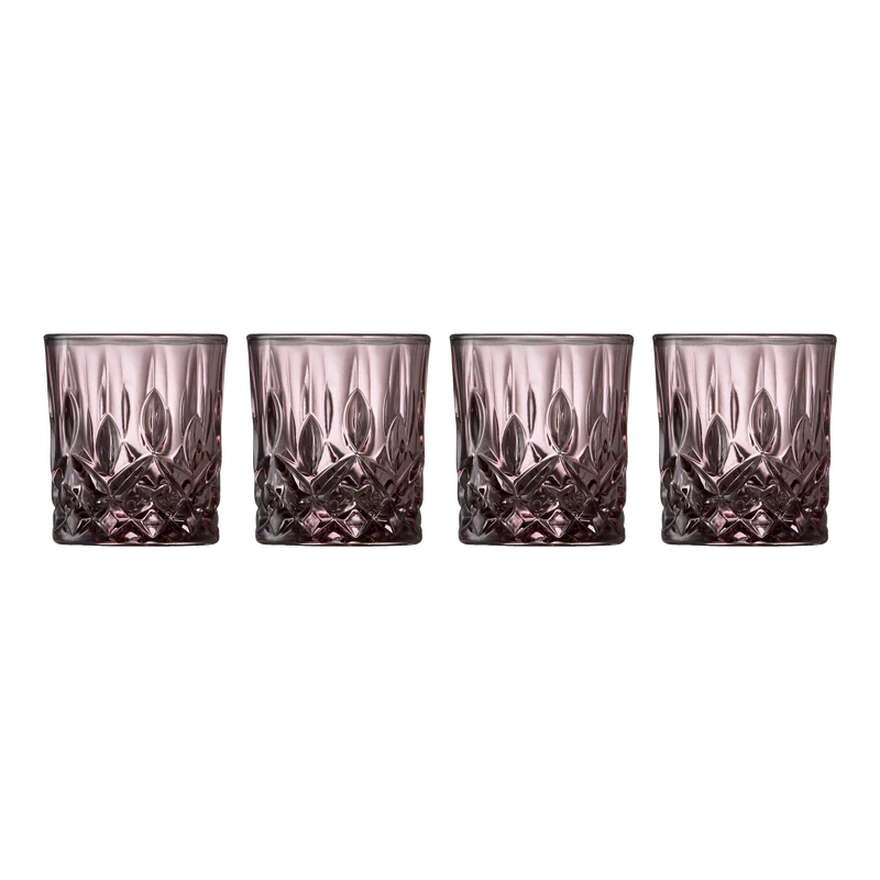 Lyngby Glas Sorrento Shotsglas 4 stk, pink