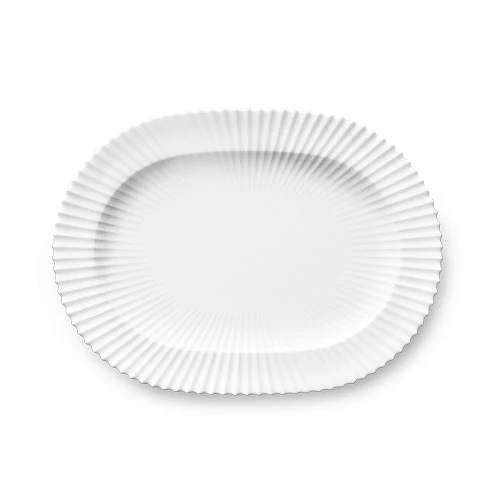 Lyngby Oval Serveringsfad, 29cm
