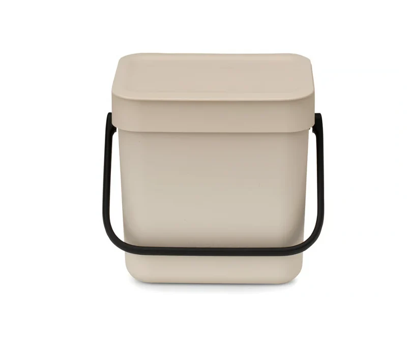 Brabantia Sort & Go affaldsspand Soft beige, 3 liter