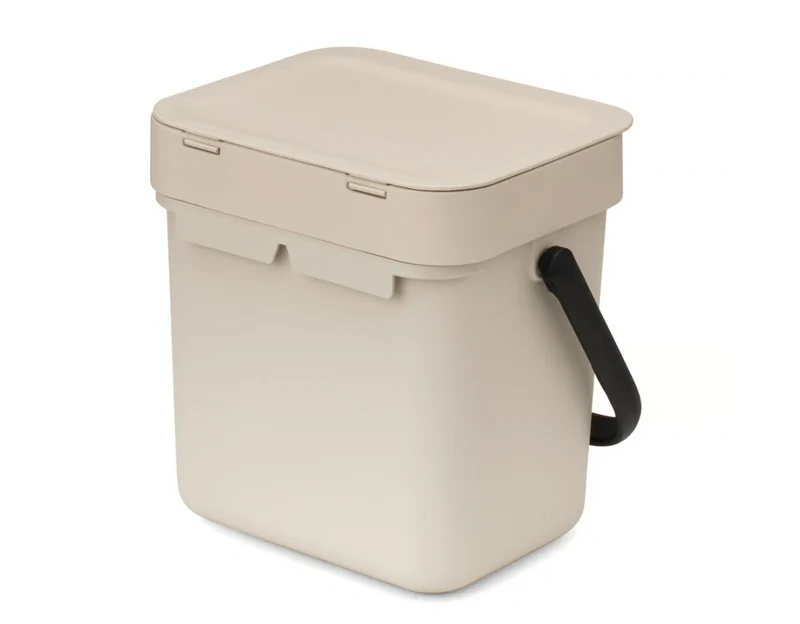 Brabantia Sort & Go affaldsspand Soft beige, 3 liter