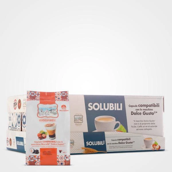 Caffè capsule compatibili Dolce Gusto Nocciolino 16 capsule