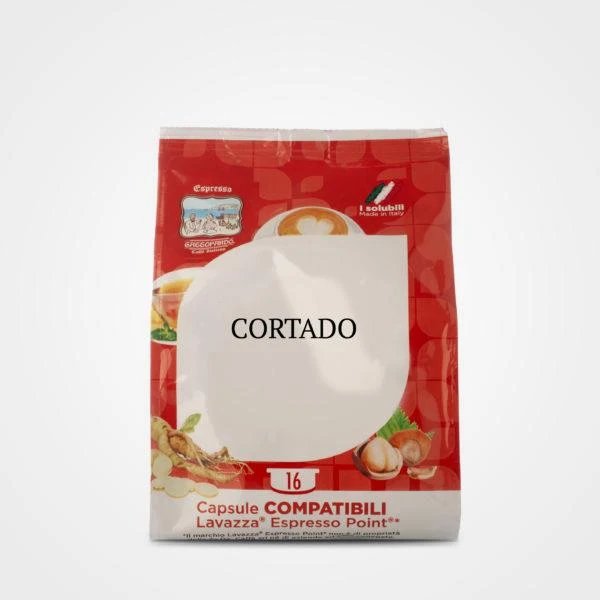 Caffè capsule compatibili Espresso Point Cortado 16 capsule