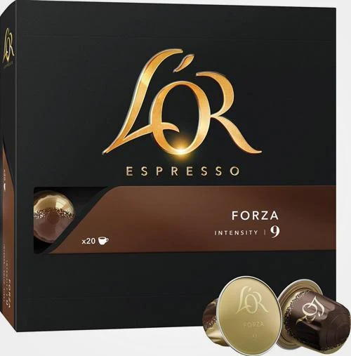 Caffè capsule compatibili Nespresso * Forza 20 cps