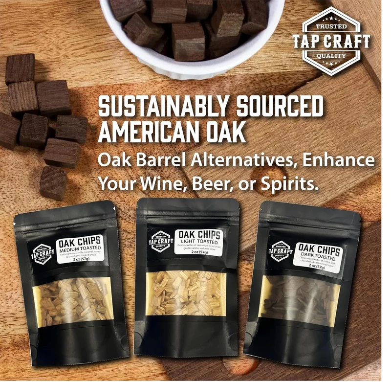 Oak Chips - Dark (Heavy) Toast - 2oz