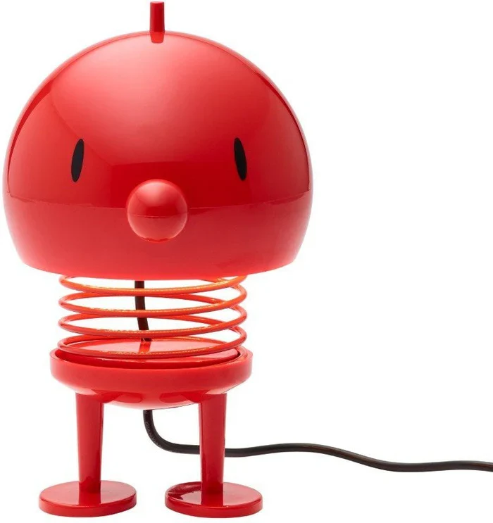 Hoptimist Lampe i Rød