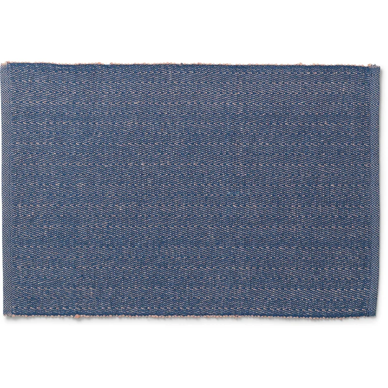 Herringbone Dækkeserviet Blå 43x30