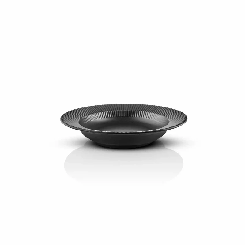 Eva Trio Legio Nova, Black - Dyb Tallerken Ø 25 cm