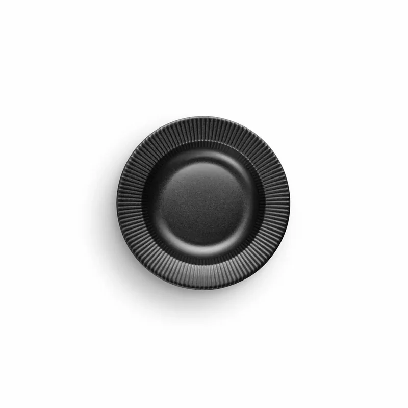 Eva Trio Legio Nova, Black - Dyb Tallerken Ø 25 cm