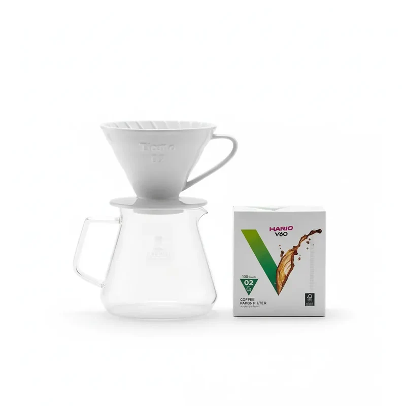 Klassisk keramisk V60 dryp over sæt til 2-4 kopper