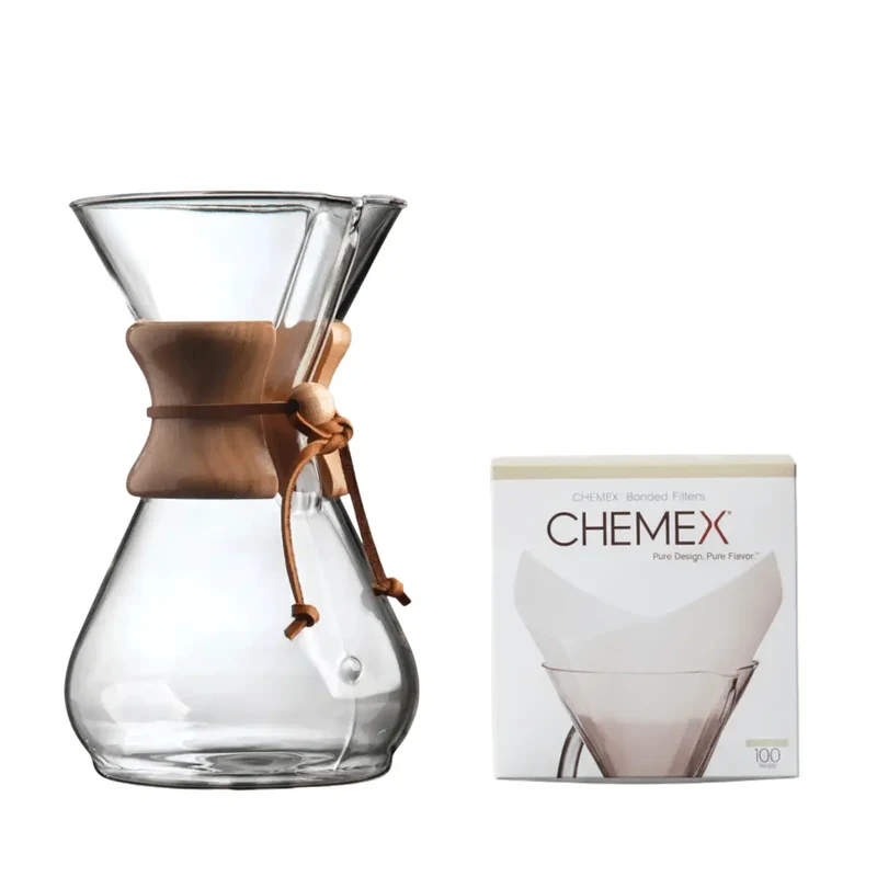 Chemex til 8 kopper + 100 stk filtre