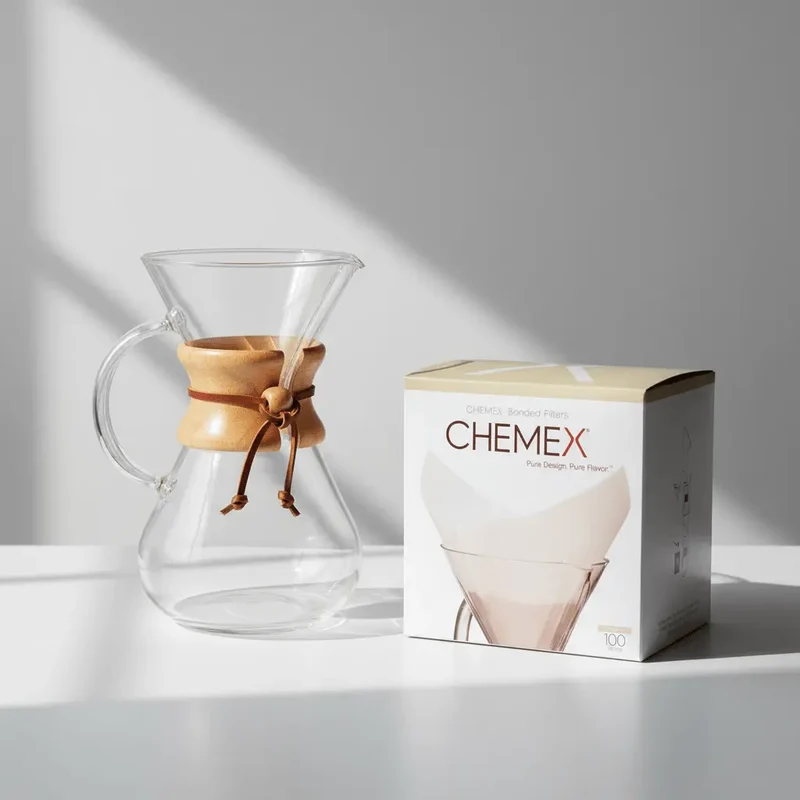 Chemex til 6 kopper + 100 stk filtre