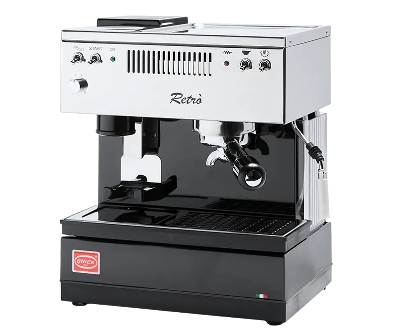 Quick Mill Retrò - Kompakt retro espressomaskine med kværn