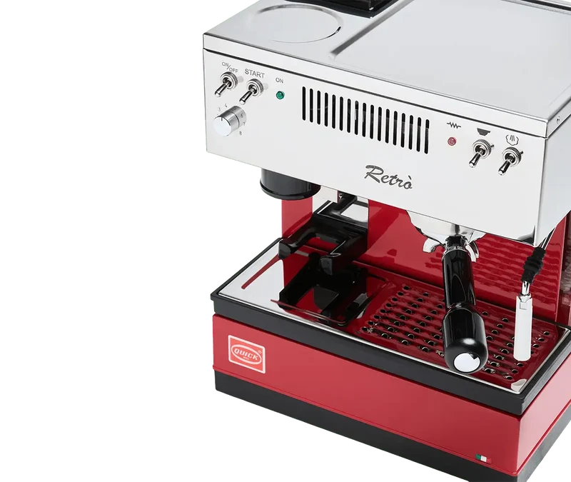 Quick Mill Retrò - Kompakt retro espressomaskine med kværn