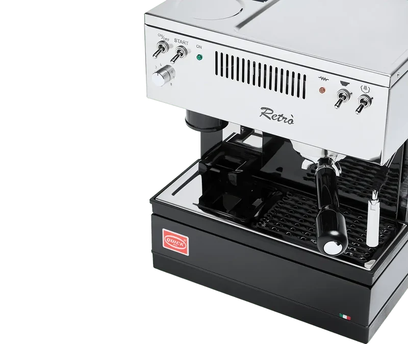 Quick Mill Retrò - Kompakt retro espressomaskine med kværn
