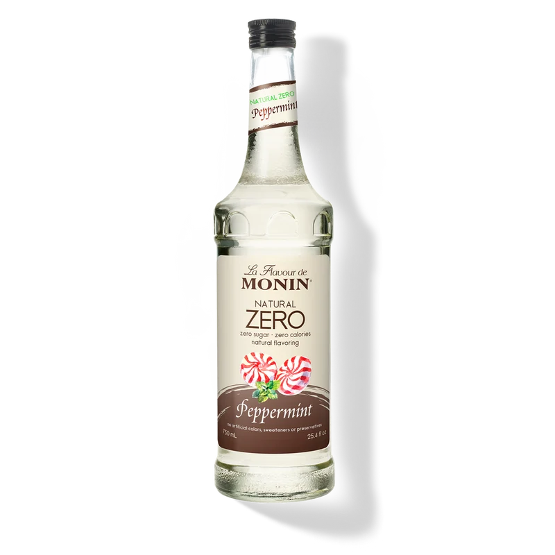 Monin Natural Zero Syrup Peppermint 750ml