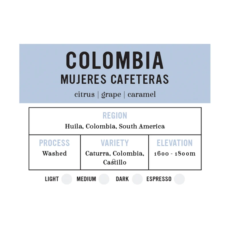 I.XXI WB Single Origin Colombia - Mujeres Cafeteras 12oz