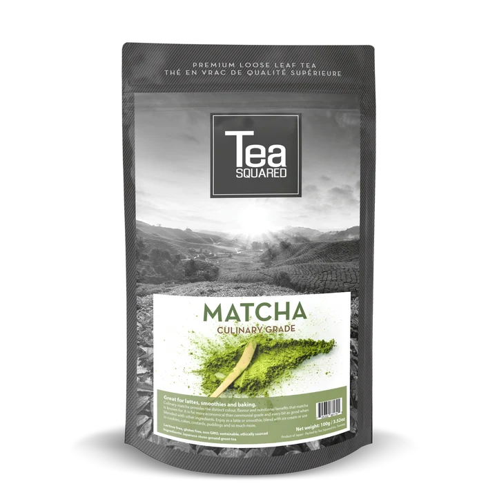 Tea Squared Matcha - Culinary Grade 100g