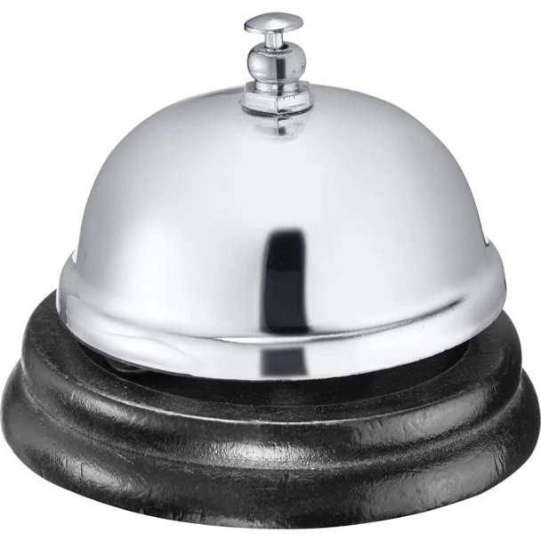 Westmark Receptionsklokke Sort/Stål