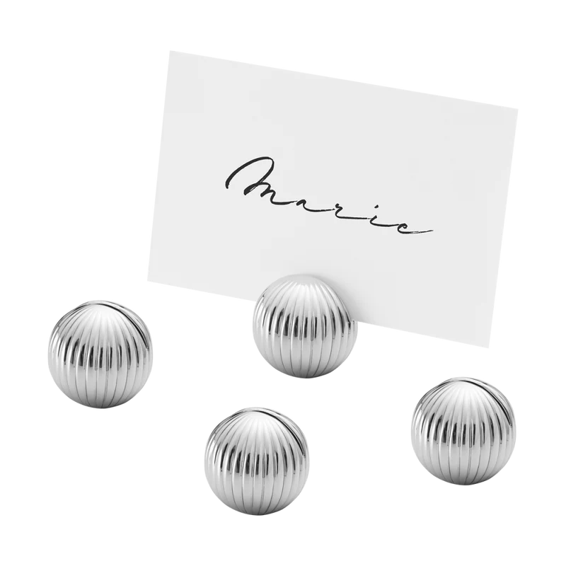 Georg Jensen Bernadotte Bordkortholder - 4 stk.