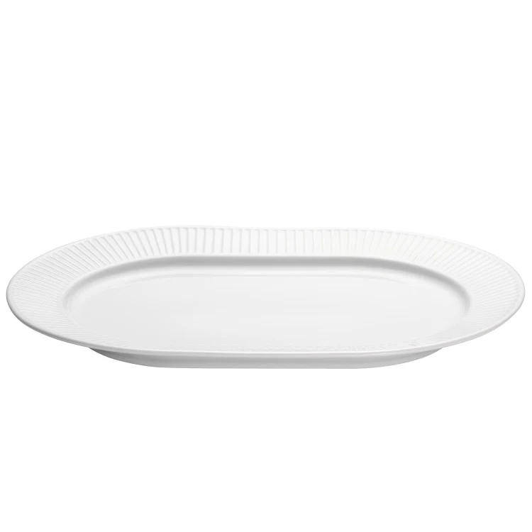 Pillivuyt Plissé Serveringsfad Ovalt 36x25cm