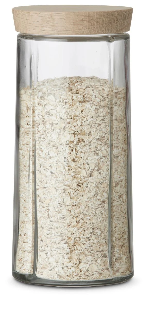 Rosendahl Opbevaringsglas 1,5 ltr. Med låg i eg