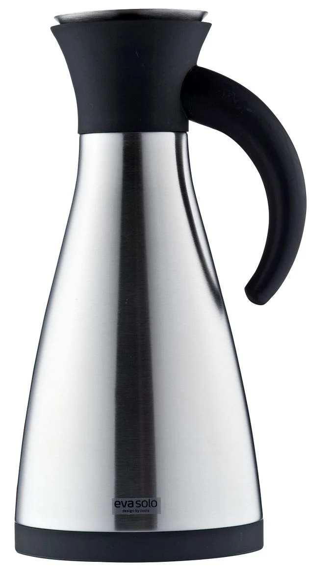 Eva Solo Termokande - Rustfrit stål m. sort - 1 liter