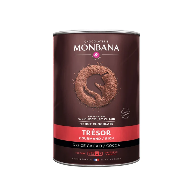 Monbana Trésor chokoladepulver 1 kg.
