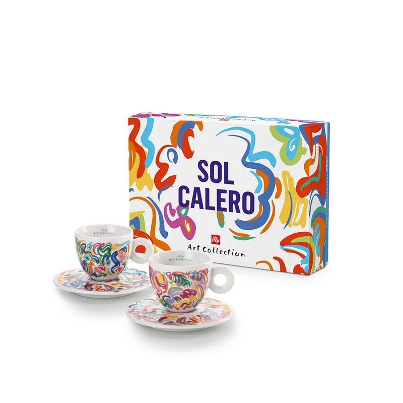 NYHED illy Art Collection – Sol Calero cappuccino kopper sæt af 2 stk.