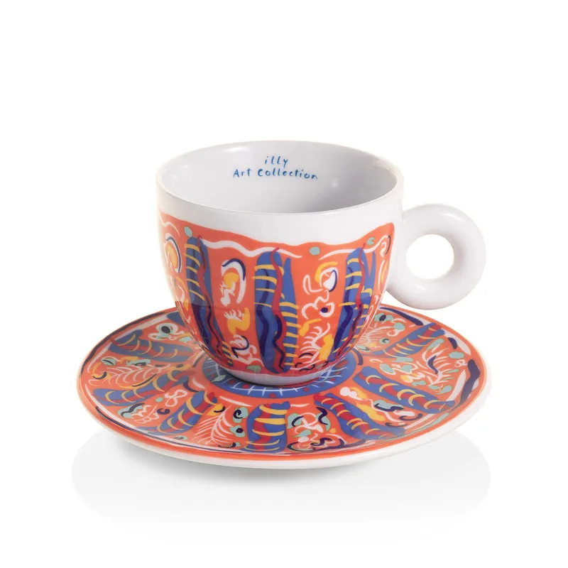 NYHED illy Art Collection – Sol Calero cappuccino kopper sæt af 4 stk.