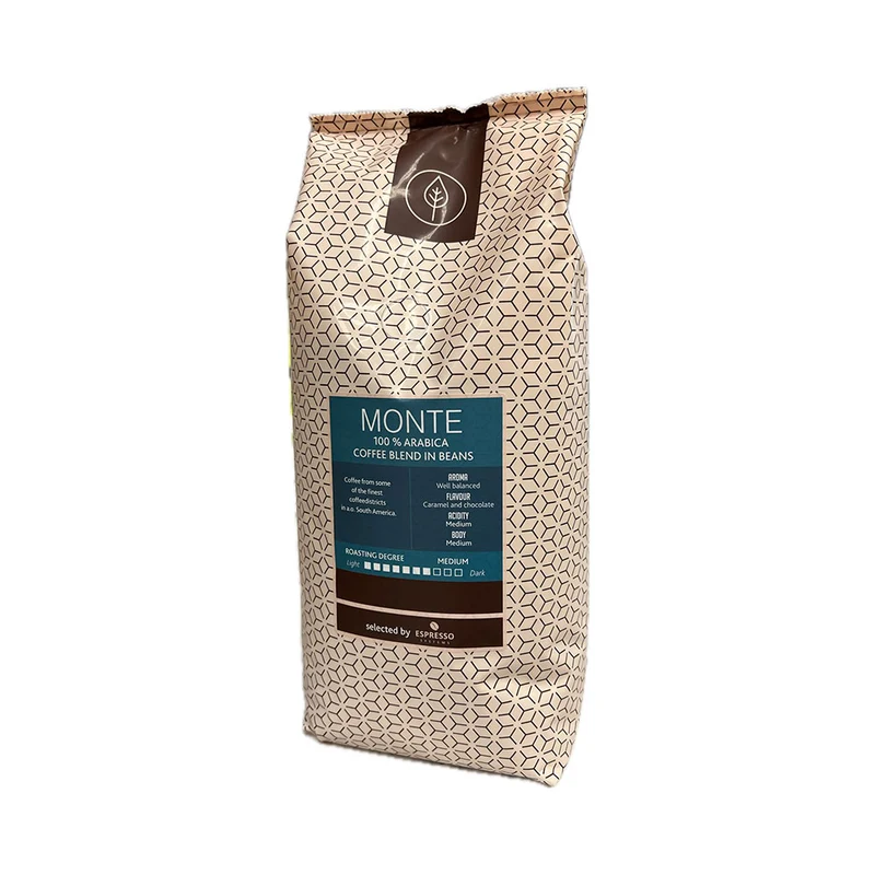 Monte Hele Bønner 1 kg.