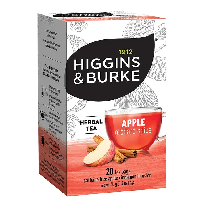 Higgins & Burke Tea Bags Apple Orchard Spice 20 CT