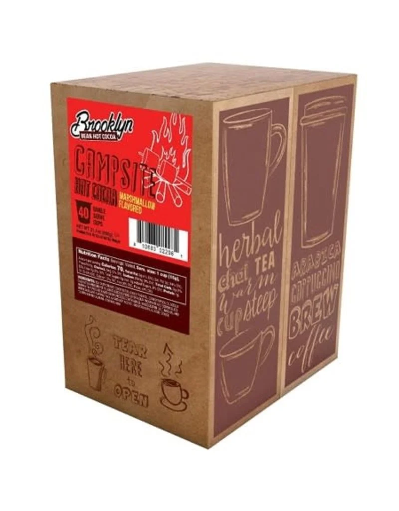 Brooklyn Bean Hot Chocolate Campsite Hot Cocoa 40 CT