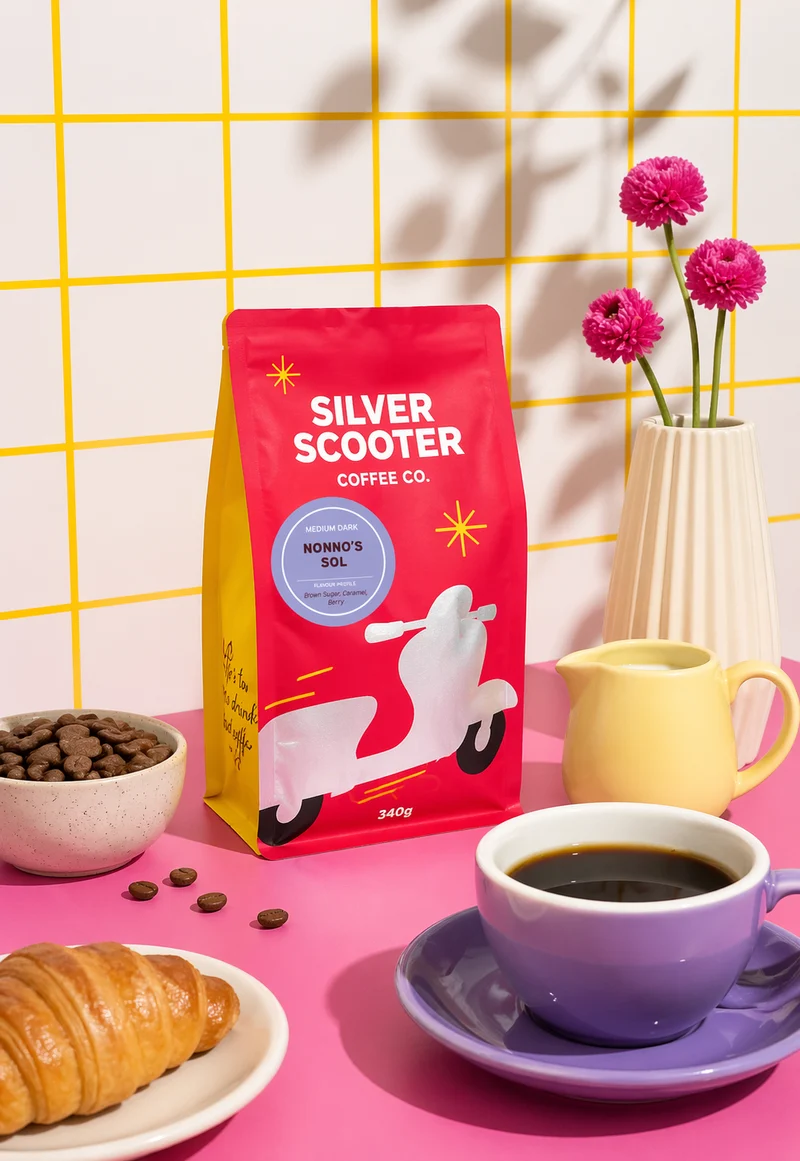 Silver Scooter Coffee WB Nonno's Sol 12oz