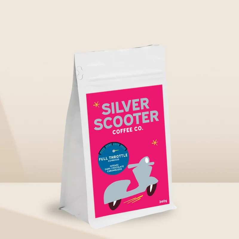 Silver Scooter Coffee WB Full Throttle 12oz