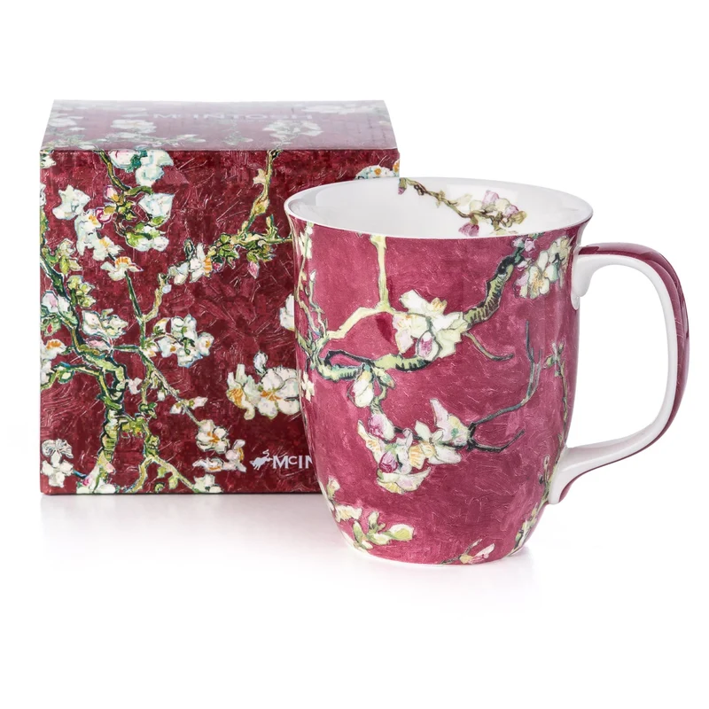 McIntosh Java Mug - Van Gogh - Almond Blossom Red