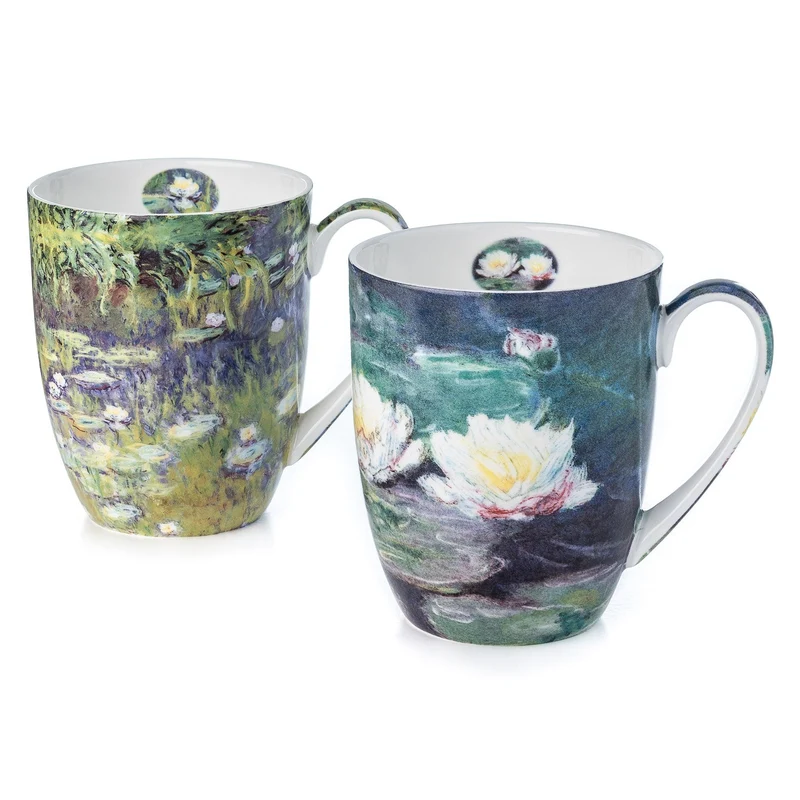 McIntosh 2 Mug Set - Monet - Water Lilies