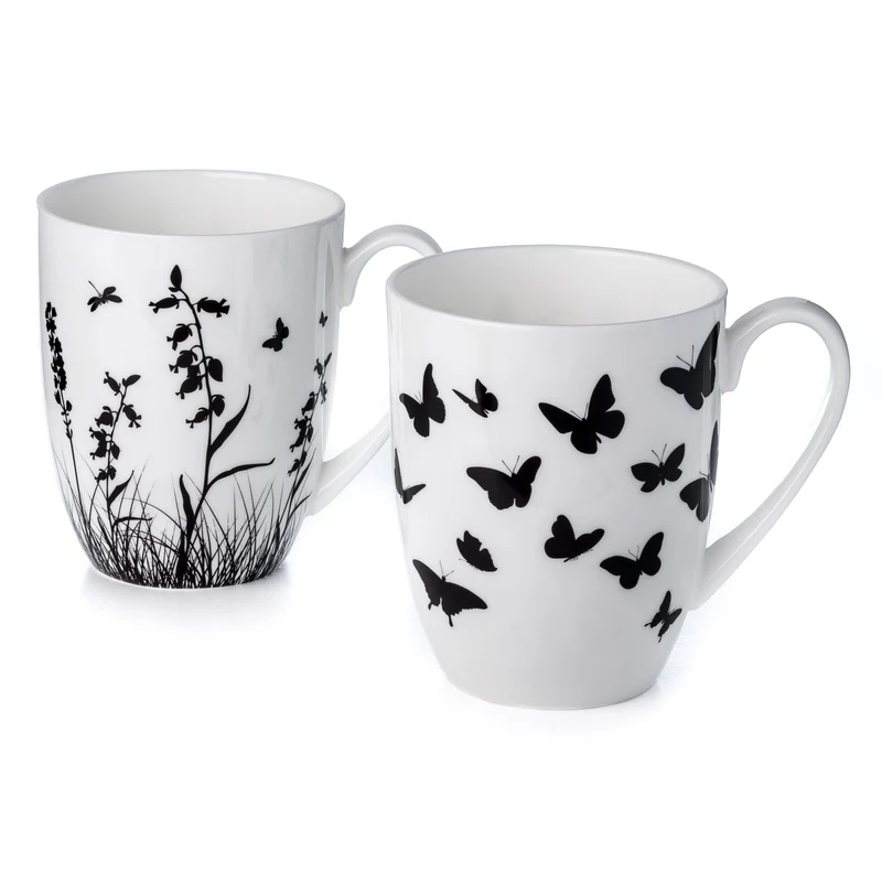 McIntosh 2 Mug Set - Meadow Silhouette