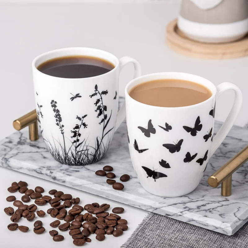 McIntosh 2 Mug Set - Meadow Silhouette