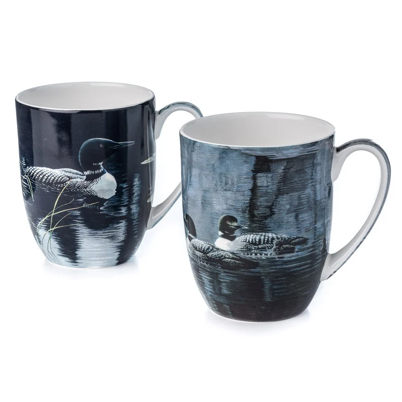 McIntosh 2 Mug Set - Robert Bateman - Loons