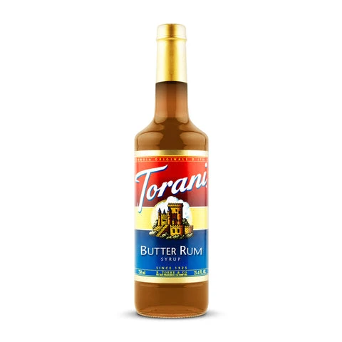 Torani Syrup Butter Rum 750ml