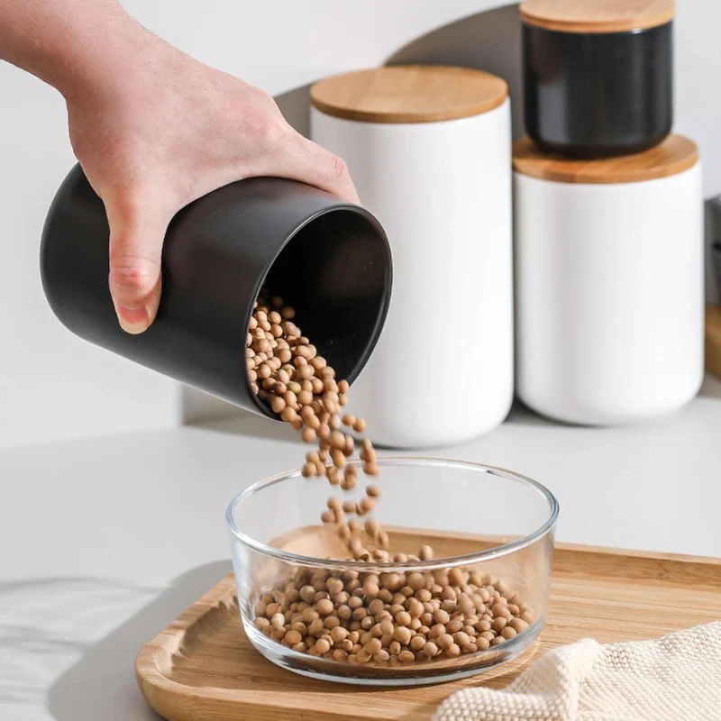 Barista Space | Ceramic Bean Container – 800ml & 1000ml