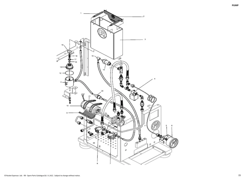 Rocket R Nine One pumprem R9V - Reservedele OEM-nummer: M449906286